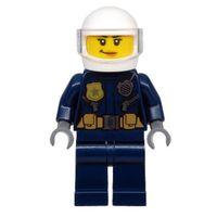 Lego Minifigür - Police - ATV Driver Female cty1132