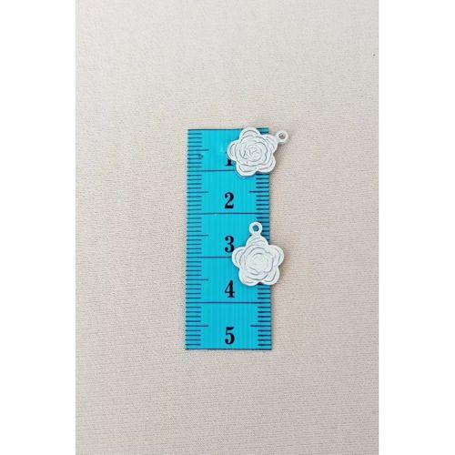 Oya Abiye Bileklik Kolye Pleksi Metalik Plastik Pul Gümüş Renk 8 gram 40 adet - BNC524