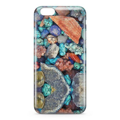 Apple iPhone 6 Plus - 6S Plus Kılıf Pebbles Taşlı Arka Kapak Koruma Desenli Full Koruyucu