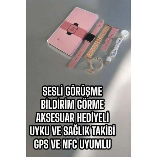 Akıllı Saat Sesli Görüşme Bildirim Görme Uyku Ve Sağlık Takibi