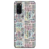 Samsung Galaxy S20 Kılıf Pastel Renkler (7) Telefon Kılıfı Pembe Mavi