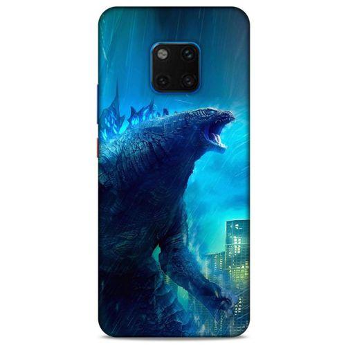 Huawei Mate 20 Pro Kılıf Dragons (33) Hybrid Kılıf Godzilla