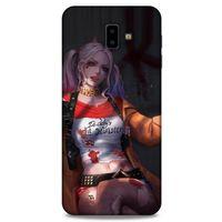 Samsung Galaxy J6 Plus Uyumlu Kılıf Harley Quinn (15) Antişok Kılıf Kardinal