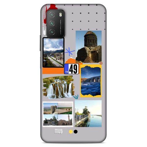 Lopard Xiaomi Poco M3 Uyumlu Kılıf Şehirli ※ (49) Muş Ultra Silikon Kılıf