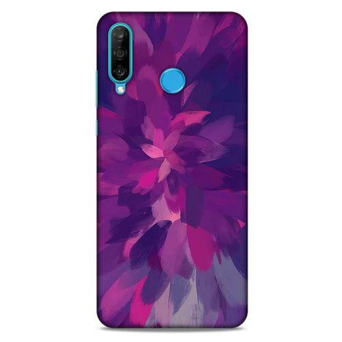 Huawei P30 Lite Uyumlu Kılıf Mor Delisi (43) Thin Fit Kılıf Yağlı Boya