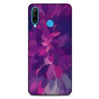 Huawei P30 Lite Uyumlu Kılıf Mor Delisi (43) Thin Fit Kılıf Yağlı Boya