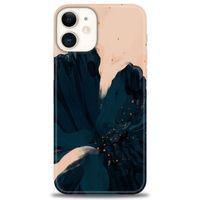 iPhone 12 Kılıf HD Baskılı Kılıf - Renk Bulutu + Tam Ekran Koruyucu
