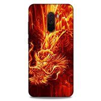 Xiaomi Pocophone F1 Kılıf Dragons (12) Koruyucu Silikon Ateş Ejderhası