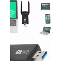 Mbps Wifi Alıcı Kablosuz Wifi Adaptörü Çift Band Çift Antenli