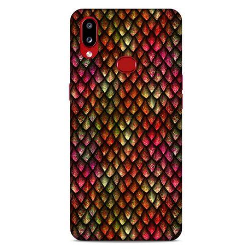 Samsung Galaxy A10s Kılıf Dragons (8) Baskılı Kılıf Ejderha Deri Pembe