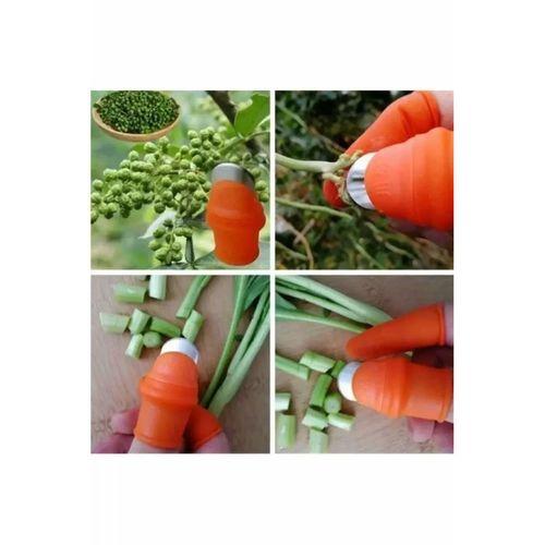 Pratik Baş Parmak Koruyucu Eldiven Sebze Meyve Soyucu Kesme Ayıklayıcı Silikon Aparat