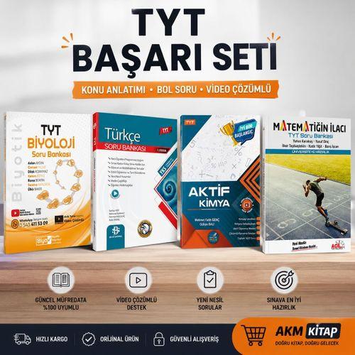 Acil Matematiğin İlacı Bilgi Sarmal Türkçe Aktif Kimya ve Biyotik Biyoloji Soru Bankası Seti 4 Kitap