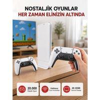 2 Kollu Kablosuz 4k Tv Uyumlu Klasik Oyun Konsolu