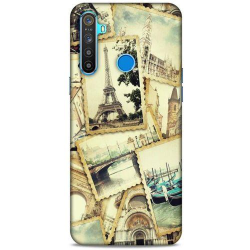 Retro (38) Desen Neo Hybrid Kılıf Renkli Oppo Realme 5i Kılıf