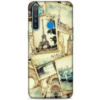 Retro (38) Desen Neo Hybrid Kılıf Renkli Oppo Realme 5i Kılıf