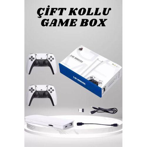 4k 3d Hd Görüntü Kaliteli Kablosuz Çift Kollu 20.000 Oyunlu Retro Oyun Konsolu Tv Box