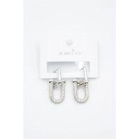 TF Zincir Küpe - Gümüş