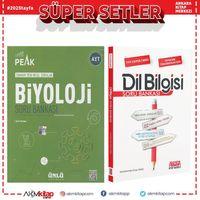 Ünlü Yayıncılık AYT Biyoloji Best Peak ve AKM Dil Bilgisi Soru Bankası Seti 2 Kitap