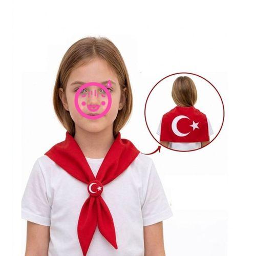 Bayrak Fular Kod:2601 Ayyıldızlı Fular - 2 adet