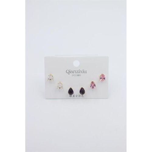 Çoklu Set Küpe - Altın