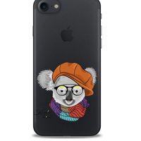 Zoologix (93) Apple Iphone 8 Şeffaf Kılıf Silikon Desenli