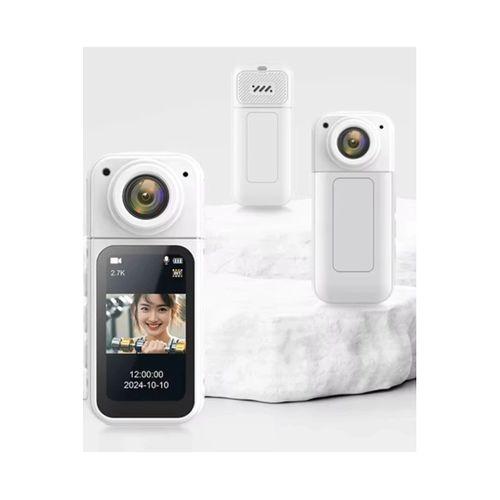 S70 Mıknatıslı Yaka Kamerası Hd Kalite, 30 Fps, Kolay Bağlantı, Boyun Askısı 2.7k Siyah