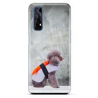Oppo Realme 7 Kılıf Köpek Kıyafetleri (39) Liquid Crystal Kılıf China Sushi Yağmurluk