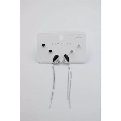 Çoklu Set Küpe - Gümüş