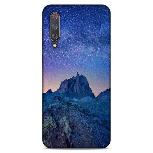Lopard Xiaomi Mi 9 Uyumlu Kılıf Gece'S (40) Fit Silikon Kılıf Mavi Gece