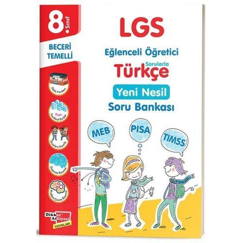 8. Sınıf LGS Türkçe Yeni Nesil Soru Bankası Dikkat Atölyesi Yayınları