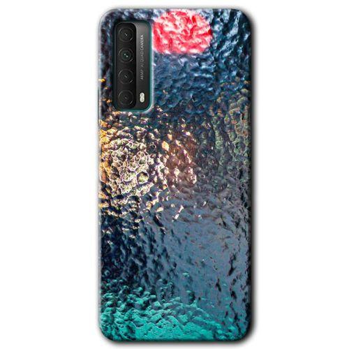 MRCİLETİSİM Huawei P Smart 2021 Kılıf Baskılı Kapak - Blur Cam +Tam Kaplayan Mat Seramik