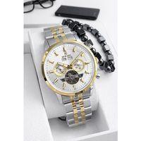 Reward Otomatik İç Fonksiyonlar Aktif 50 Mt Suya Dayanıklı Çelik Kordn Erkek Kol Saati VS.BLKT.0870