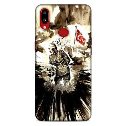 Samsung Galaxy A10s Kılıf Atatürk (46) Core Armor Kılıf Karışık
