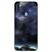 Lopard Samsung Galaxy A11 Uyumlu Kılıf Gece'S (15) Antişok Kılıf Ay Işığında