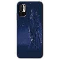 Xiaomi Poco M3 Pro HD Baskılı Kılıf + 9D Tam Ekran Koruyucu - Gecenin Kraliçesi
