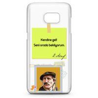 Samsung Galaxy S7 Edge Kılıf Caps Özdemir Asaf Arka Kapak Koruma Desenli Full Koruyucu