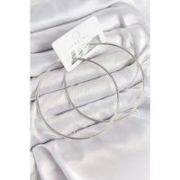 Pirinç Halka Model Gümüş Renk Kadın Küpe