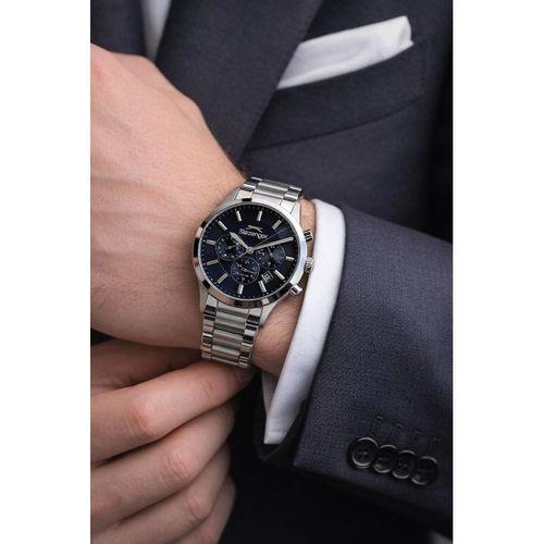 Slazenger İtalyan Tasarım Bileklik Hediyeli 2 Yıl Garantili 10 Atm Çelik Erkek Kol Saat ESL2511.E.03