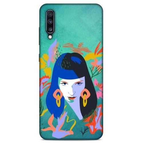 Lopard Samsung Galaxy A70s Uyumlu Kılıf Sürreal Yüzler ♀ (12) Koruyucu Silikon Desenli