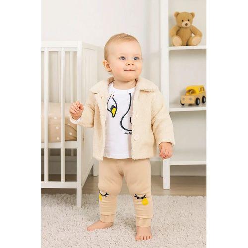 Peluş Hırkalı 3 Lü Kız Bebek Takım