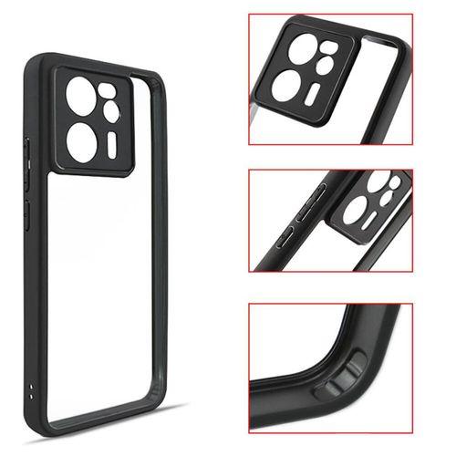 Xiaomi Mi 13T Kılıf Kamera Korumalı Şeffaf Arka Yüzey Zore New Roll Kapak