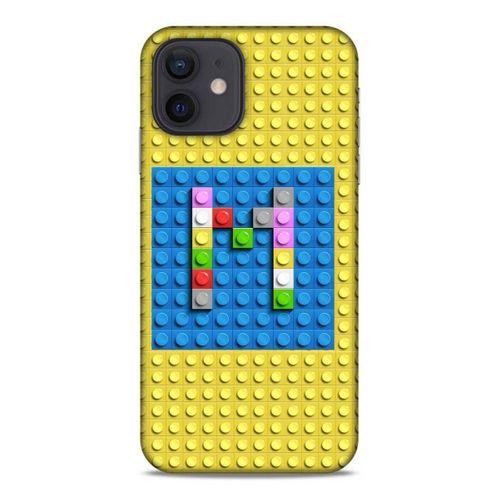 Lopard Apple iPhone 12 Uyumlu Kılıf BloX (24) Darbe Emici Kılıf M Harfi