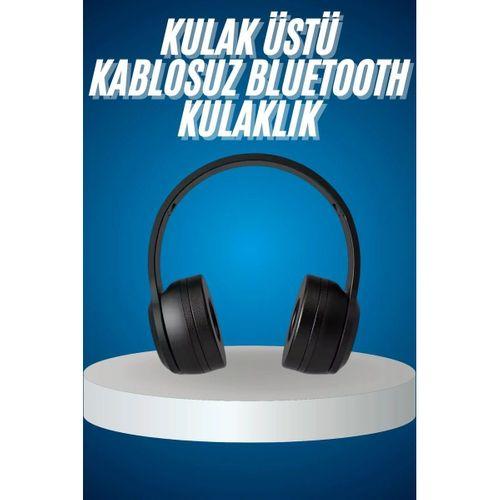 Wireless 5.0 Bluetooth Kablosuz Kulaklık Anc Özellikli Kulak Üstü Ayarlanabilir