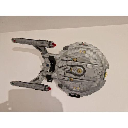 Bluebrixx Star Trek Enterprise NX 01 Duvar Montajı (Bu ürün Sadece Plastik parçadır - Almadan Önce Soru Sorabilirsiniz)