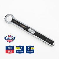 WORKPRO WP272016 5/27mm CR-V Üniversal Ayarlanabilir Çift Başlı Anahtar