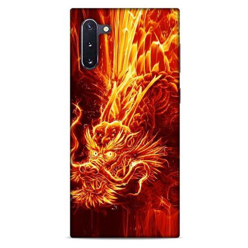 Samsung Galaxy Note 10 Kılıf Dragons (12) Koruyucu Silikon Ateş Ejderhası