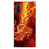 Samsung Galaxy Note 10 Kılıf Dragons (12) Koruyucu Silikon Ateş Ejderhası