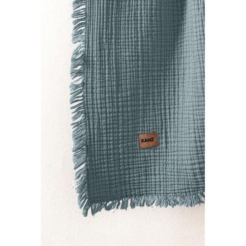 Kanz Kanz Bebek 4 Kat Müslin Örtü Knz-027 İndigo