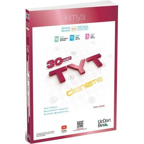 TYT Kimya 30 Deneme ÜçDörtBeş Yayınları