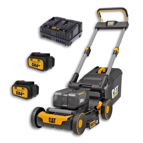 CAT DG272 36Volt 4.0Ah. Li-ion 41CM Profesyonel Kömürsüz Şarjlı Çim Biçme